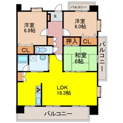 フロンティアエムの物件間取画像